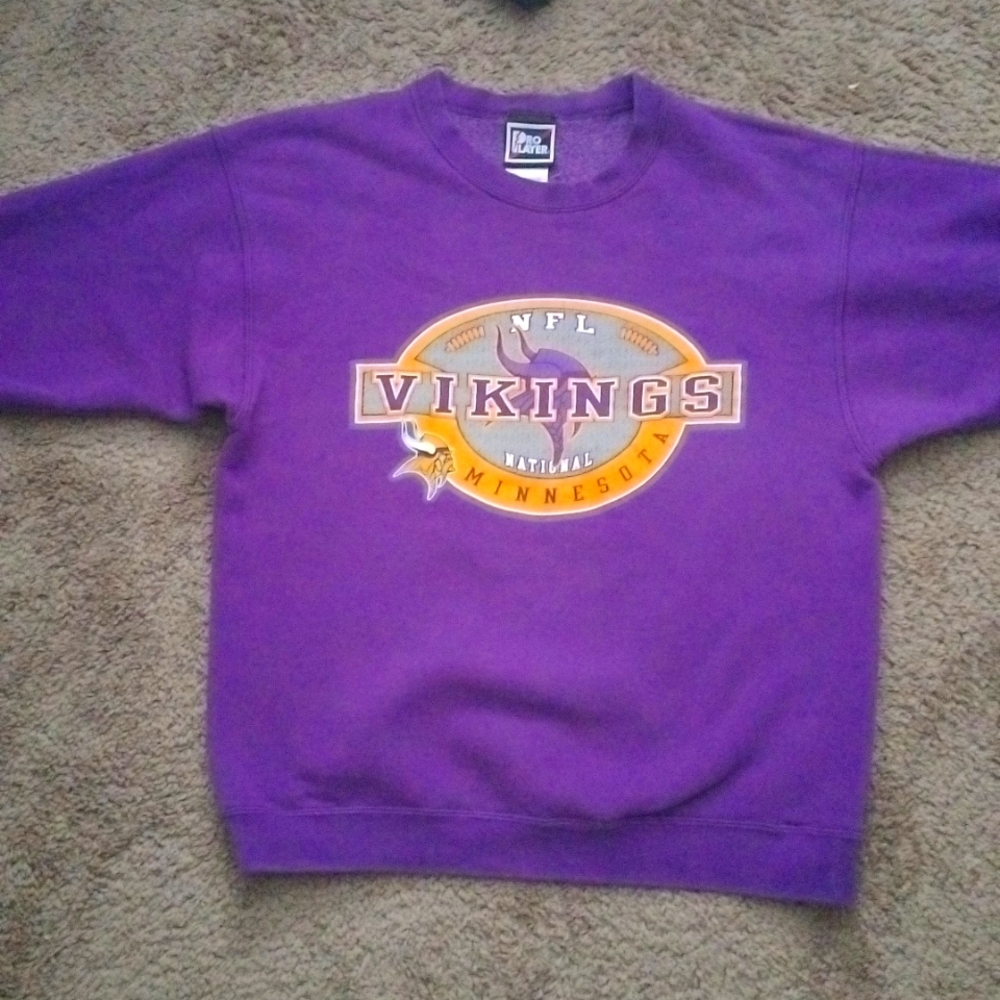 Pro player long sleeve shirts Vikings
